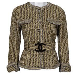 Chanel Multi-Color Single-Breasted Jacket FR44/XXL